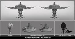 Early concept art sketches for the sci-fi solar panels. It shows how it both gathers sunlight, and how the panels will fold up when it is inactive.